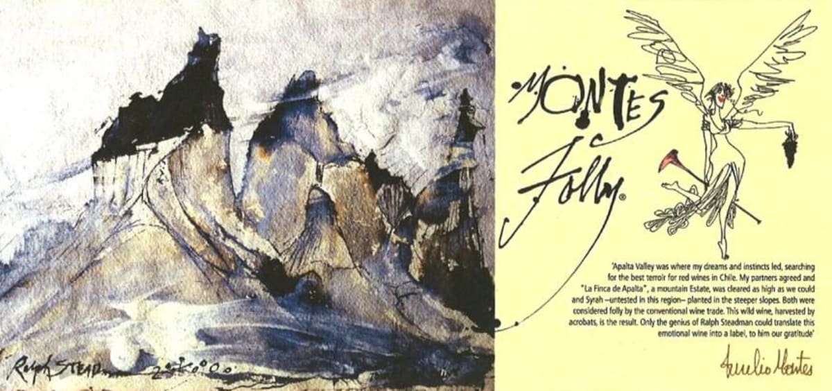 Montes Folly Syrah 2009 Front Label