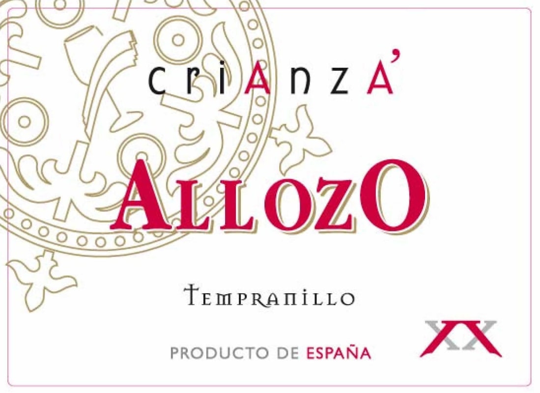 Allozo Crianza 2009 Front Label