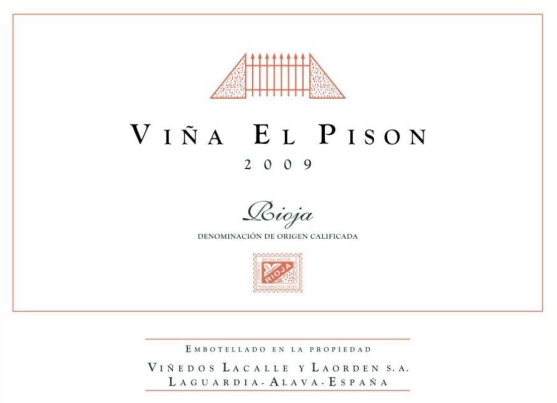 Artadi Vina el Pison 2009 Front Label