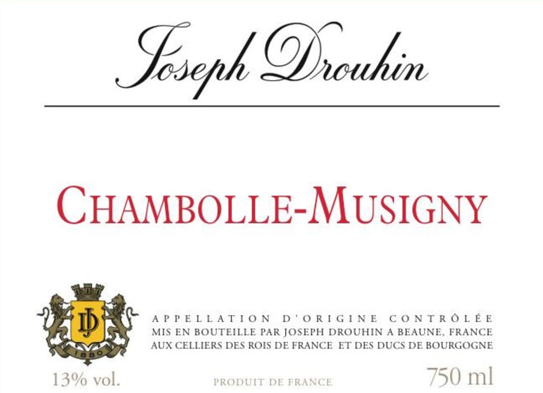 Joseph Drouhin Chambolle-Musigny 2009 Front Label