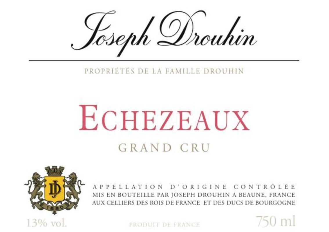 Joseph Drouhin Echezeaux Grand Cru 2009 Front Label