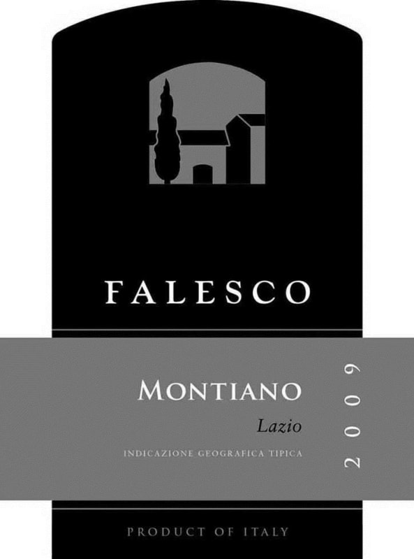 Falesco Montiano 2009 Front Label