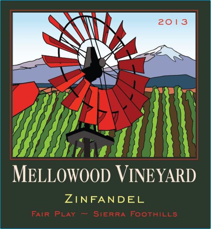 Mellowood Vineyard Zinfandel 2013 Front Label