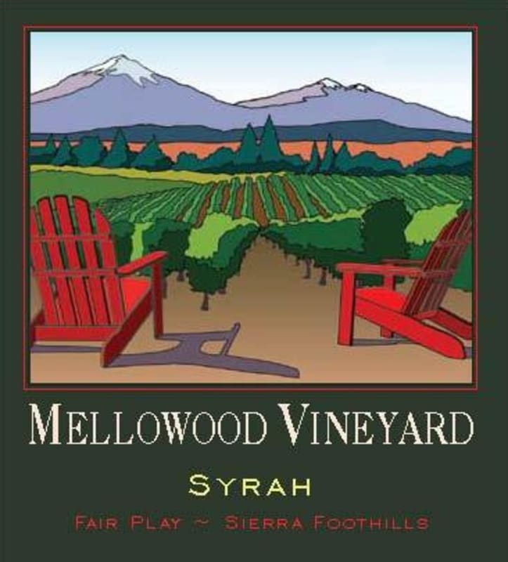 Mellowood Vineyard Syrah 2010 Front Label