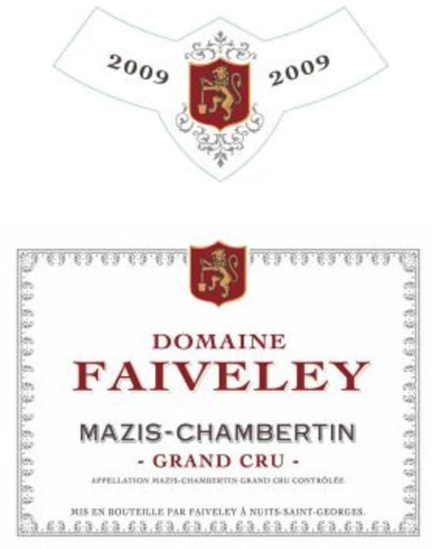 Faiveley Mazis-Chambertin Grand Cru 2009 Front Label