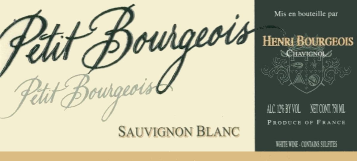 Henri Bourgeois Petit Bourgeois Sauvignon Blanc 2009 Front Label