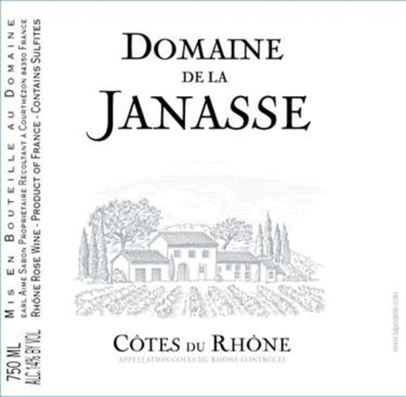 Domaine de la Janasse Cotes du Rhone 2009 Front Label