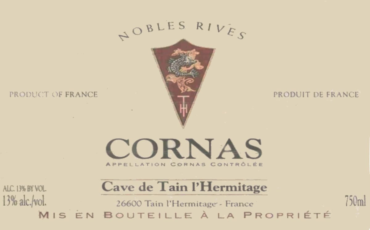 Cave de Tain Cornas 2009 Front Label