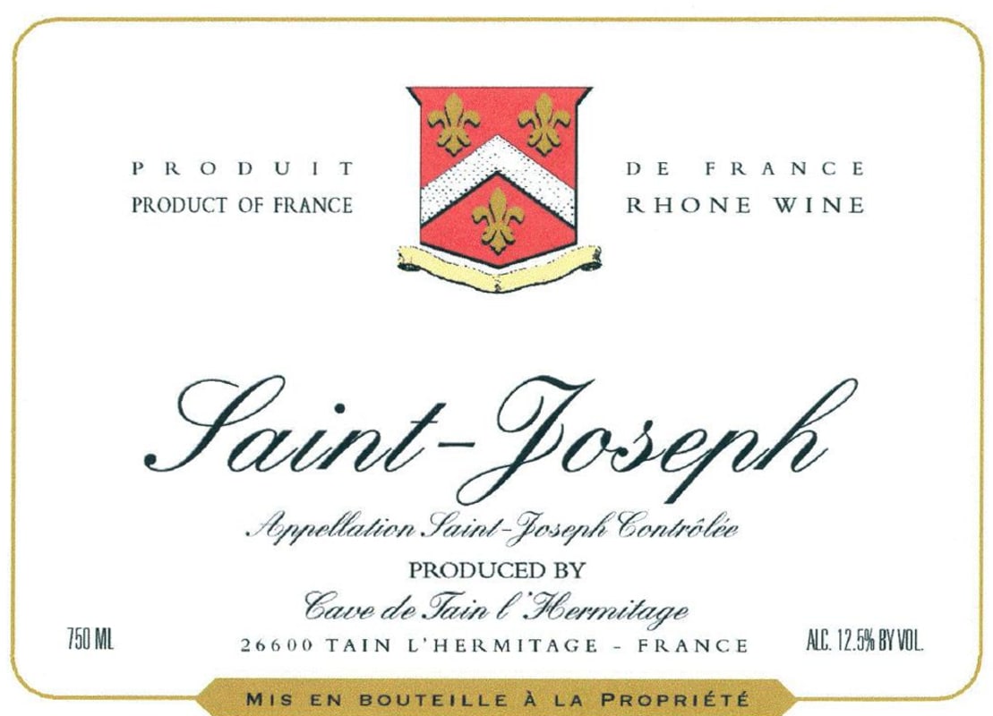Cave de Tain Saint-Joseph 2009 Front Label