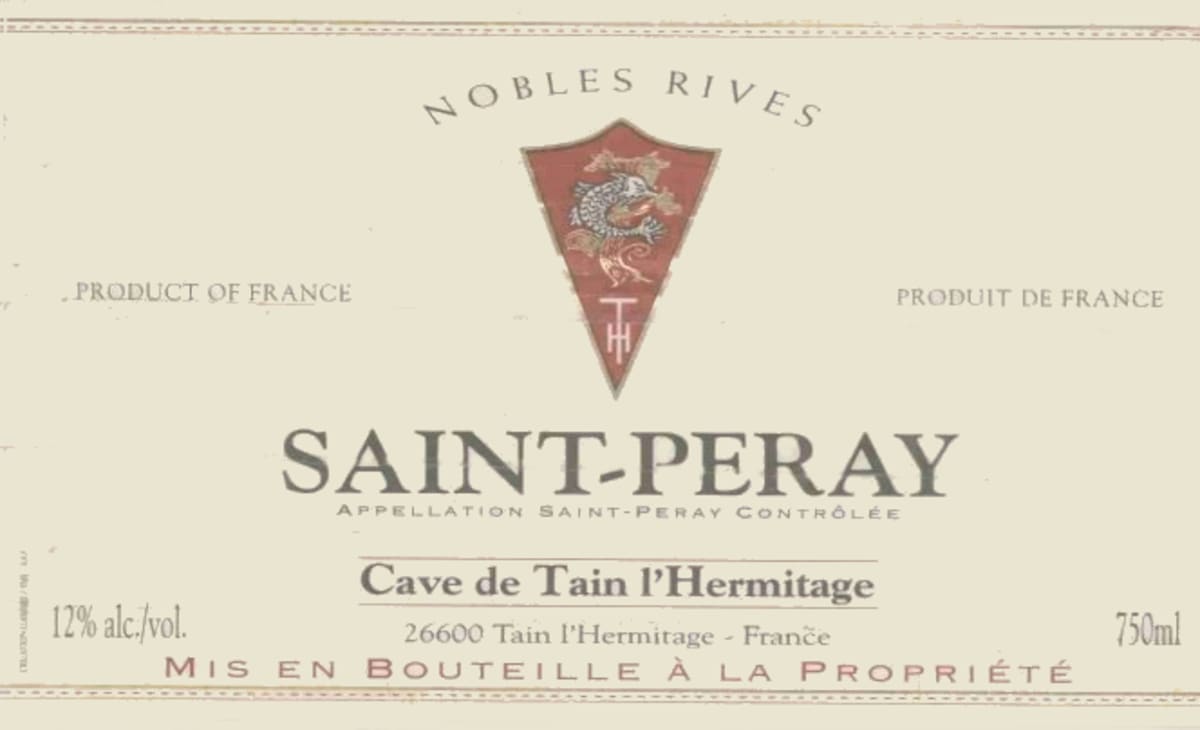 Cave de Tain Saint-Peray Blanc 2009 Front Label