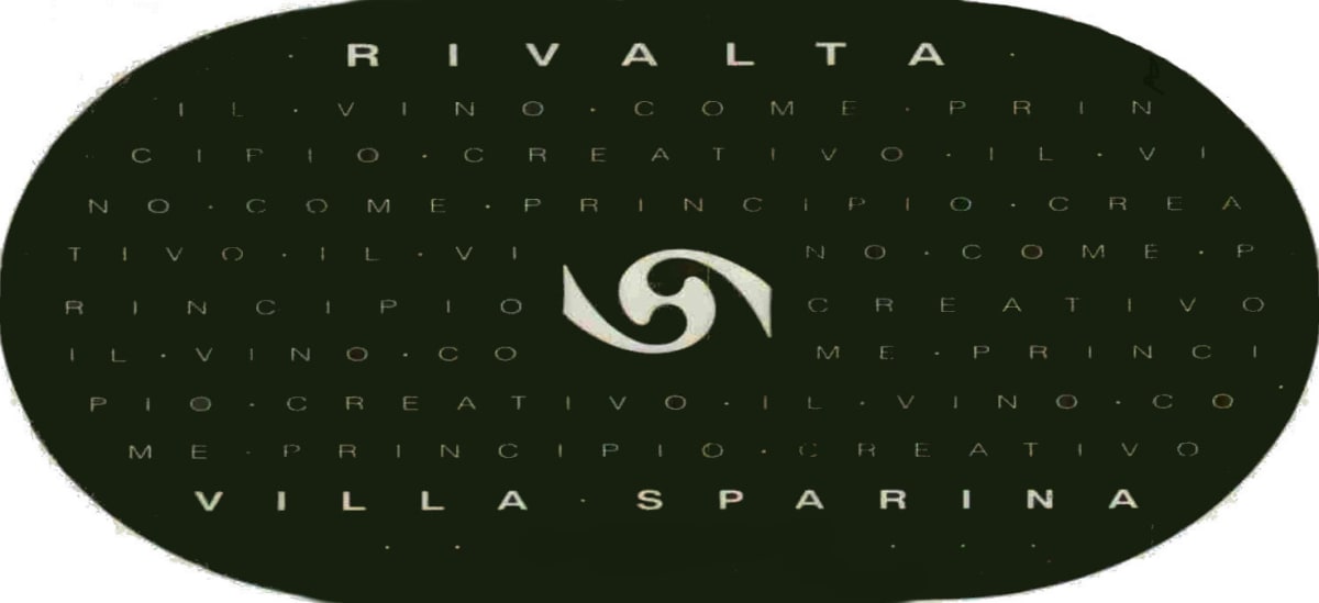 Villa Sparina Rivalta 2009 Front Label