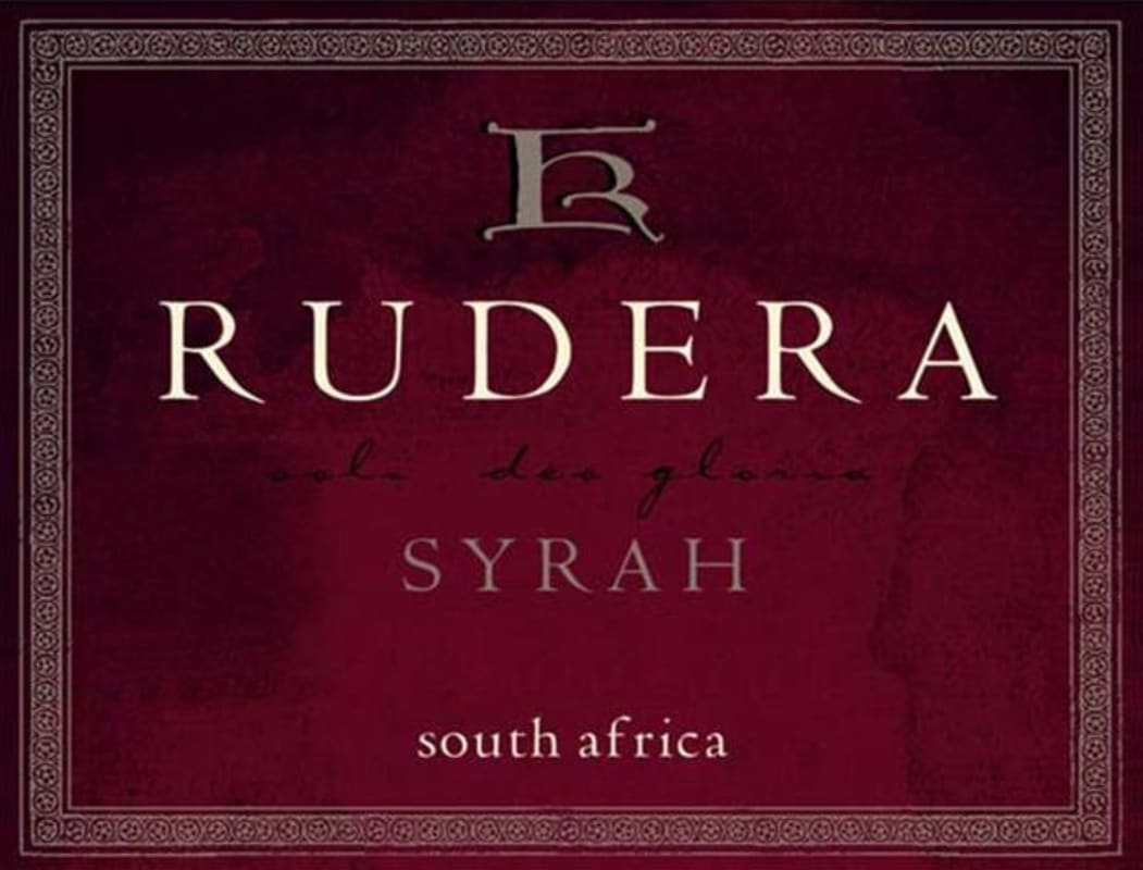 Rudera Syrah 2009 Front Label