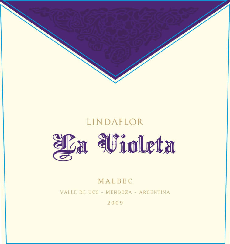 Bodega Monteviejo Lindaflor La Violeta 2009 Front Label