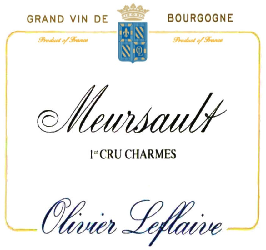 Olivier Leflaive Meursault Charmes Premier Cru 2009 Front Label