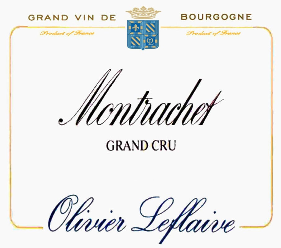 Olivier Leflaive Montrachet Grand Cru 2009 Front Label