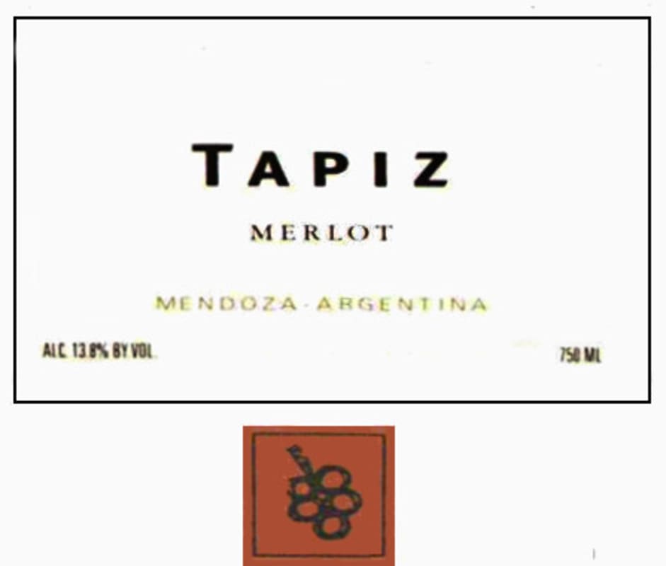 Tapiz Merlot 2009 Front Label