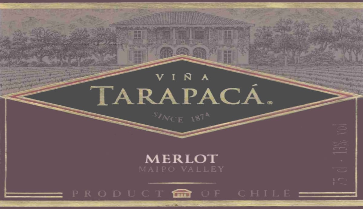 Vina Tarapaca Merlot 2009 Front Label