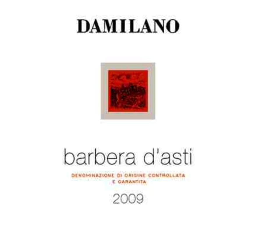 Damilano Barbera d'Asti 2009 Front Label