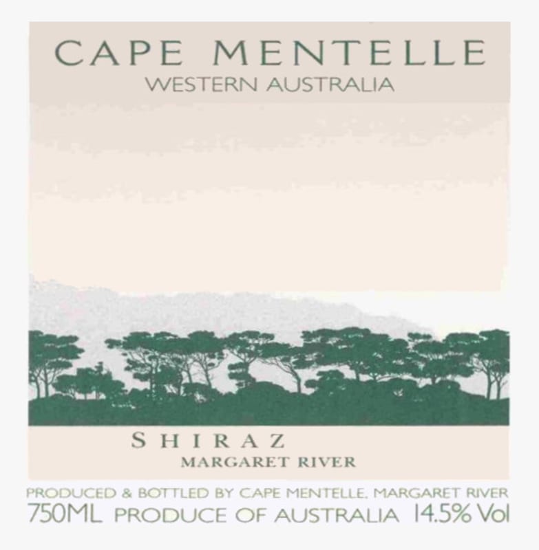 Cape Mentelle Margaret River Shiraz 2009 Front Label