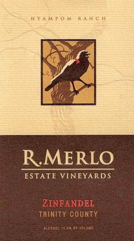 Merlo Family Estate Vineyards Zinfandel 2009 Front Label