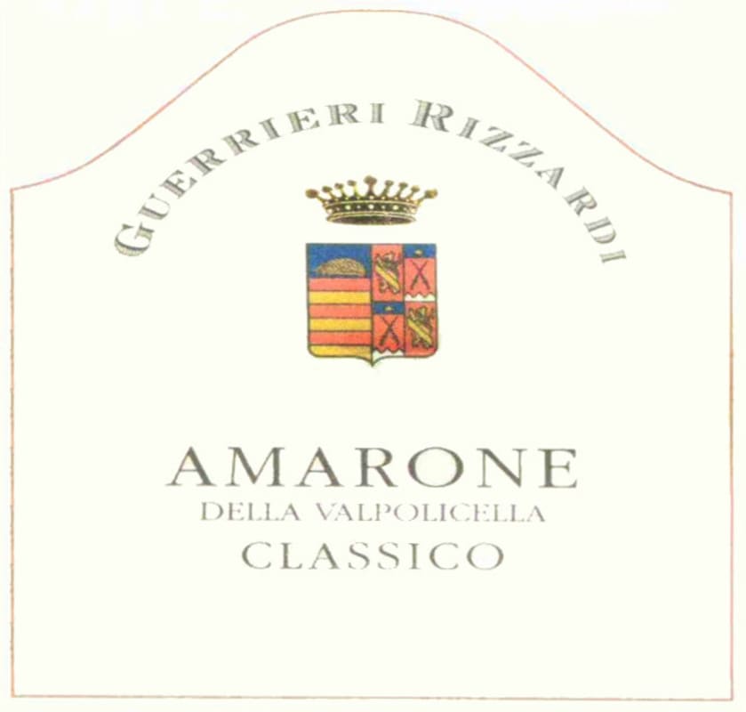 Rizzardi Amarone Della Valpolicella 2009 Front Label