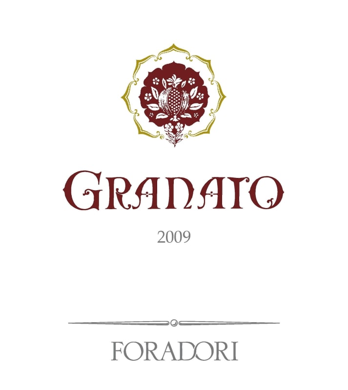 Foradori Granato 2009 Front Label