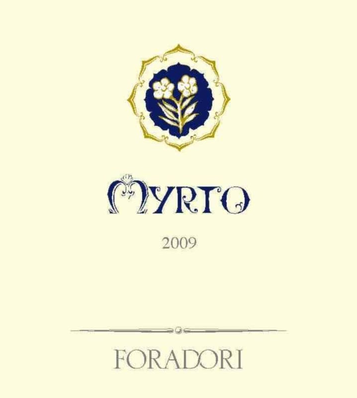 Foradori Myrto 2009 Front Label