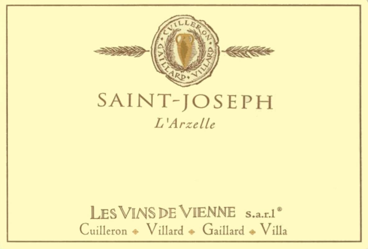 Vins de Vienne Saint-Joseph l'Arzelle 2009 Front Label