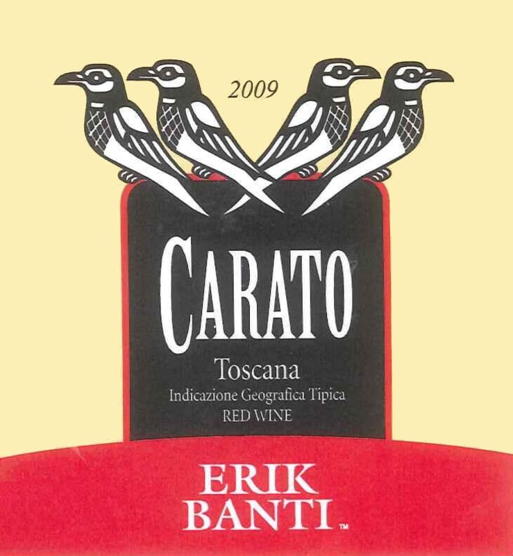 Banti Carato 2009 Front Label