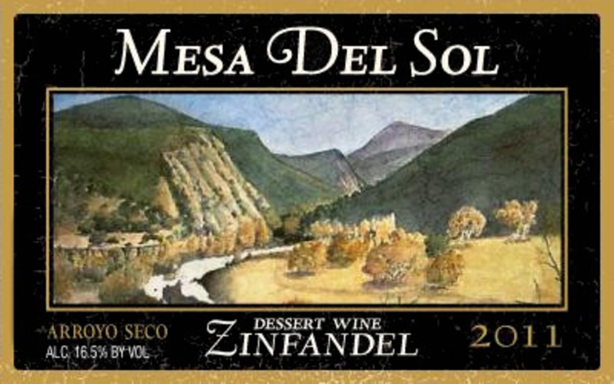 Mesa Del Sol Dessert Zinfandel 2011 Front Label