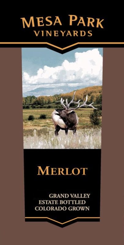 Mesa Park Vineyards Merlot 2014 Front Label