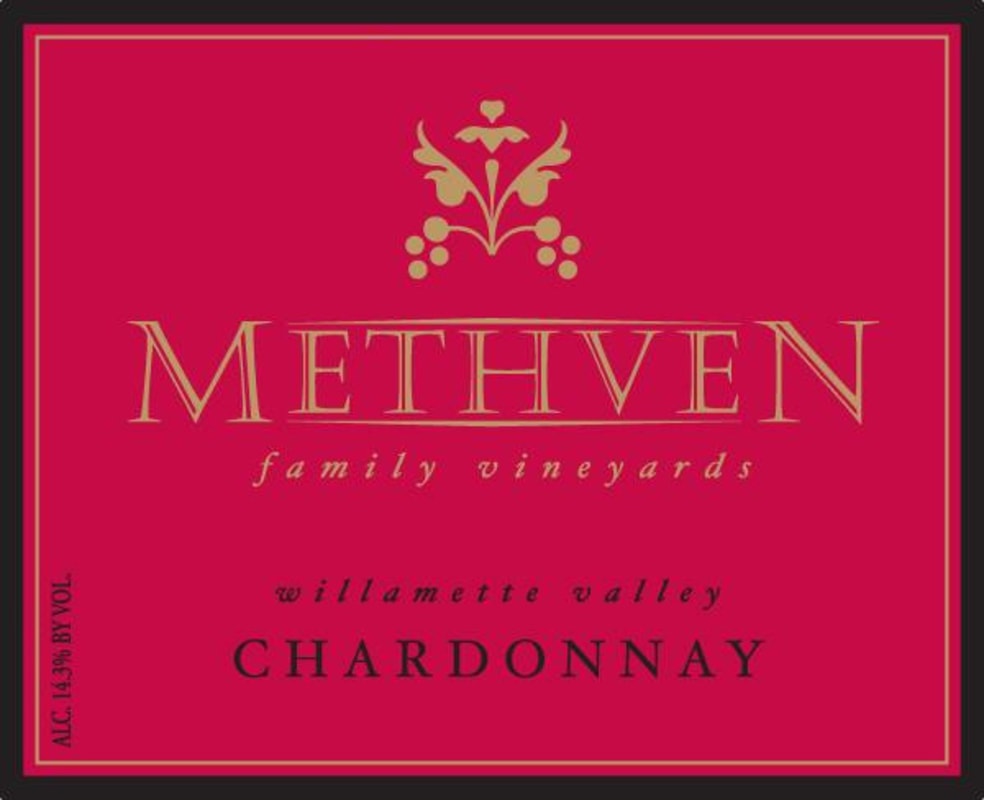 Methven Family Vineyards Chardonnay 2014 Front Label
