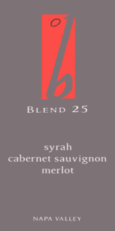 B Cellars Blend 25 2013 Front Label
