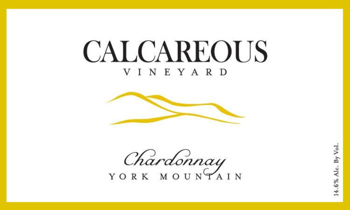 Calcareous Vineyard Chardonnay 2015 Front Label