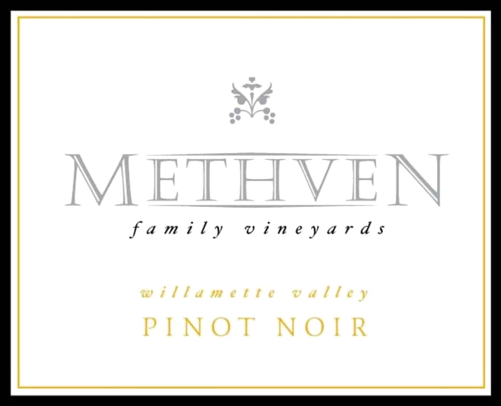 Methven Family Vineyards Pinot Noir 2008 Front Label