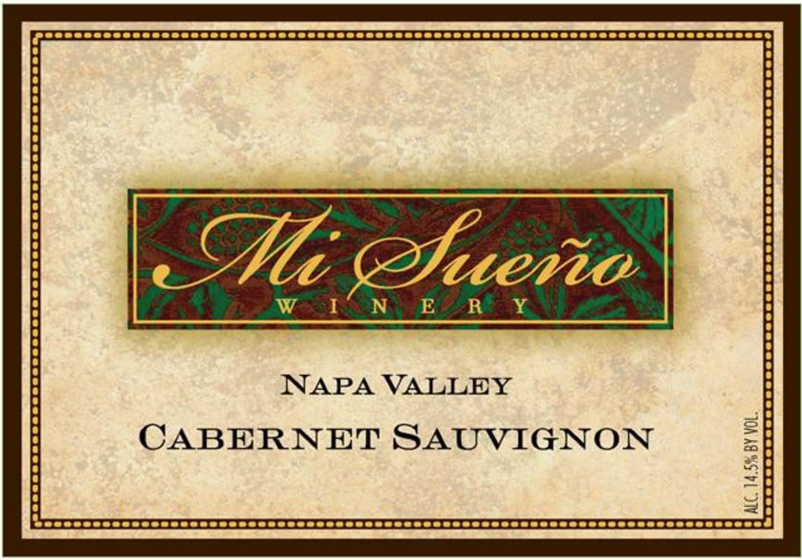 Mi Sueno Winery Cabernet Sauvignon 2007 Front Label