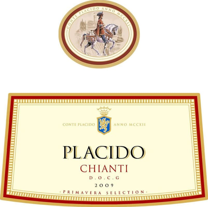Placido Chianti 2009 Front Label