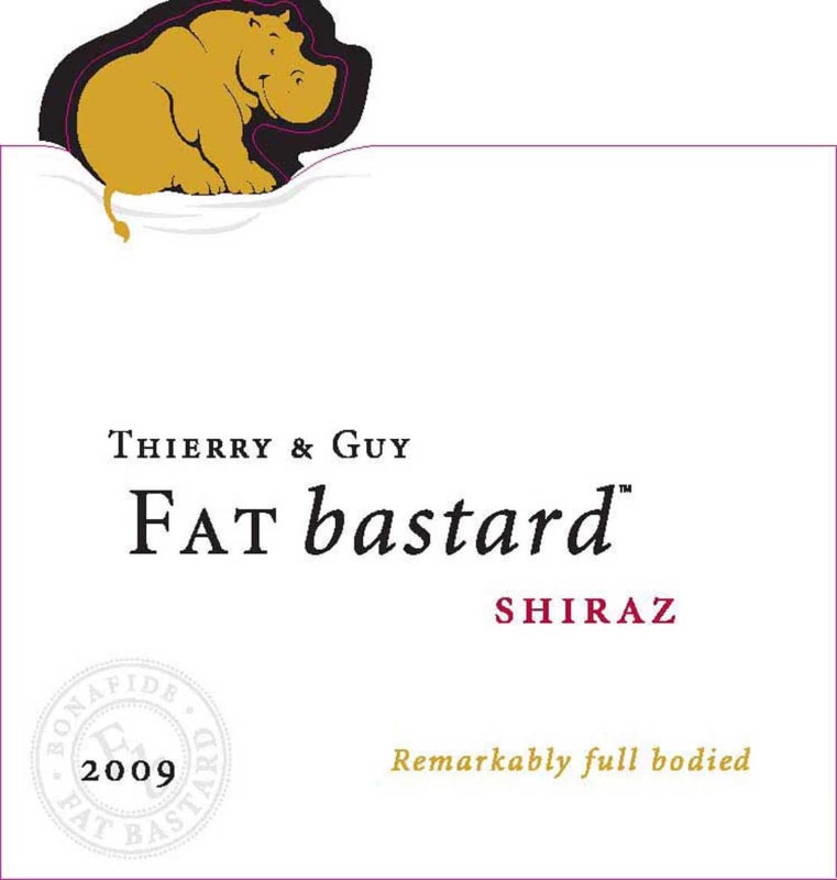 Fat Bastard Shiraz 2009 Front Label