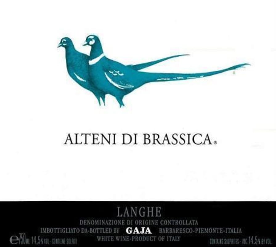 Gaja Langhe Alteni di Brassica 2009 Front Label