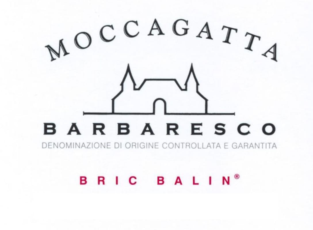 Moccagatta Barbaresco Bric Balin 2009 Front Label