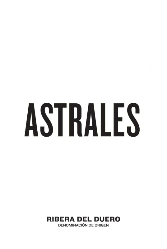 Bodegas Los Astrales Ribera del Duero 2009 Front Label