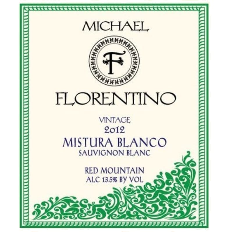 Michael Florentino Cellars Mistura Blanco Sauvignon Blanc 2012 Front Label