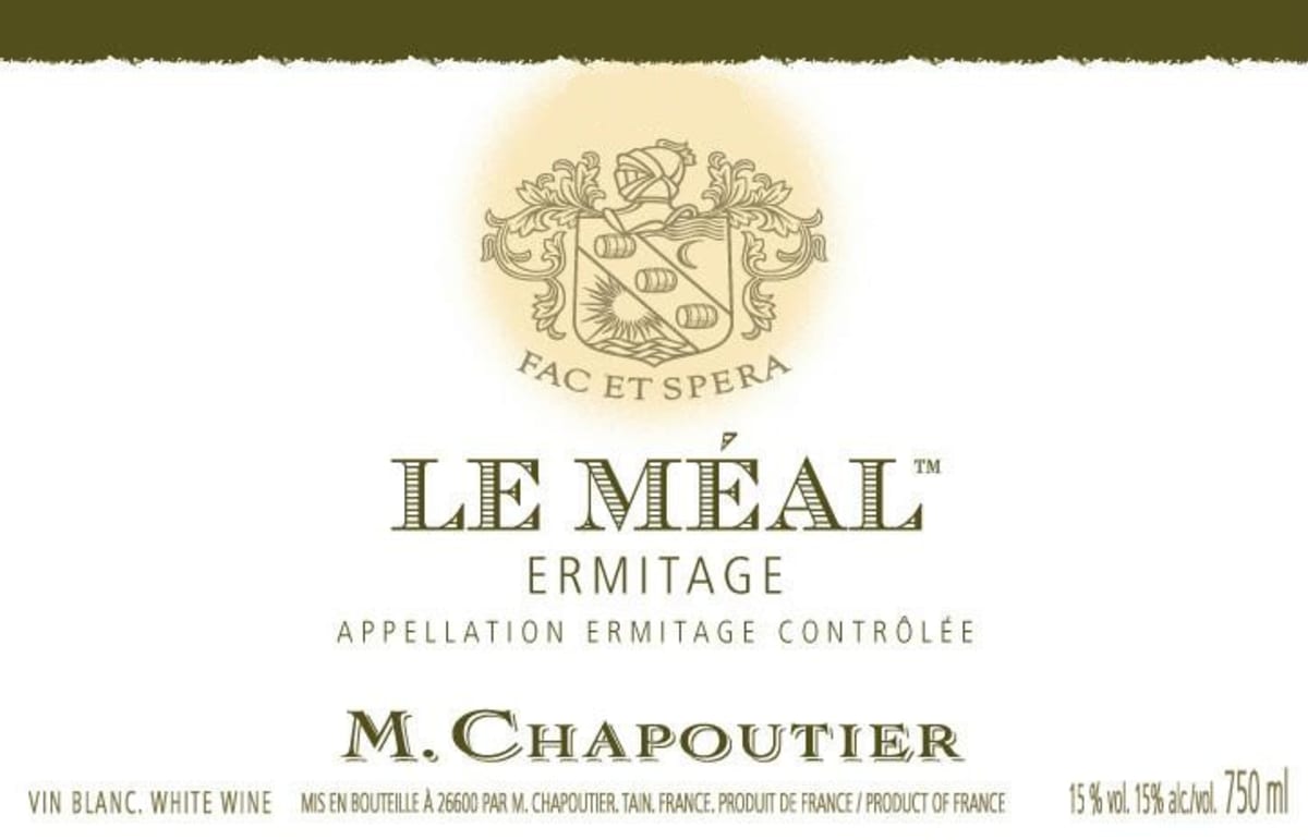 M. Chapoutier Ermitage Le Meal Blanc 2010 Front Label