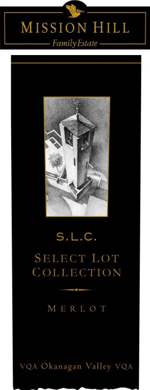 Mission Hill SLC Merlot 2010 Front Label