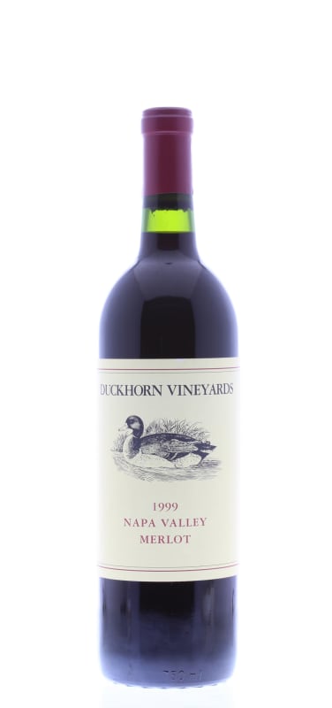 Duckhorn Napa Valley Merlot 1999 Front Bottle Shot