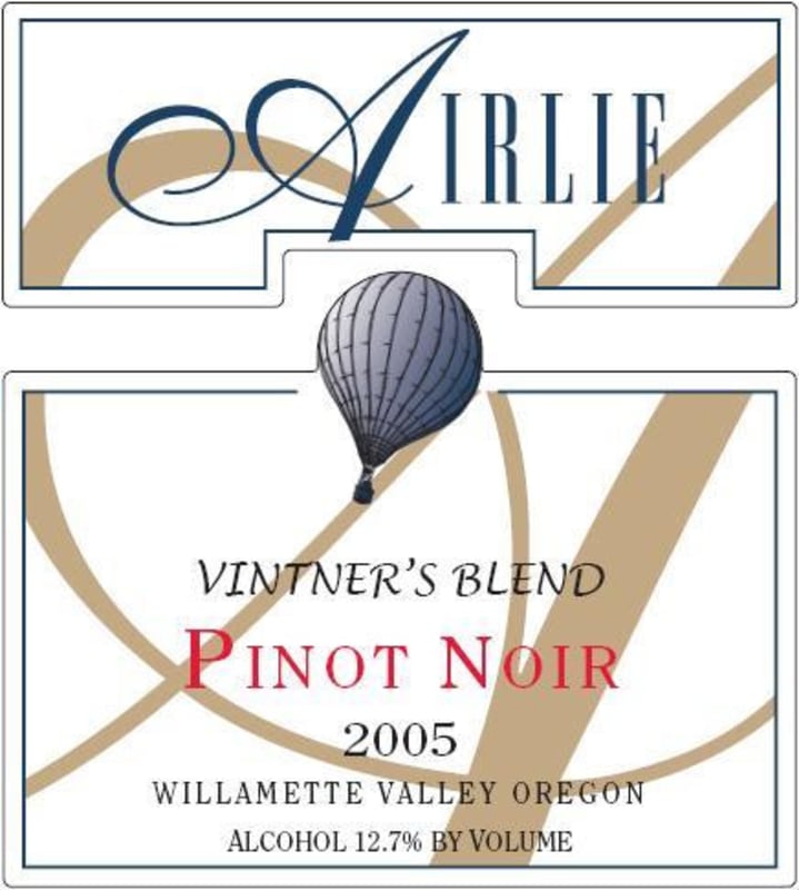 Airlie Vintner's Blend Pinot Noir 2005 Front Label