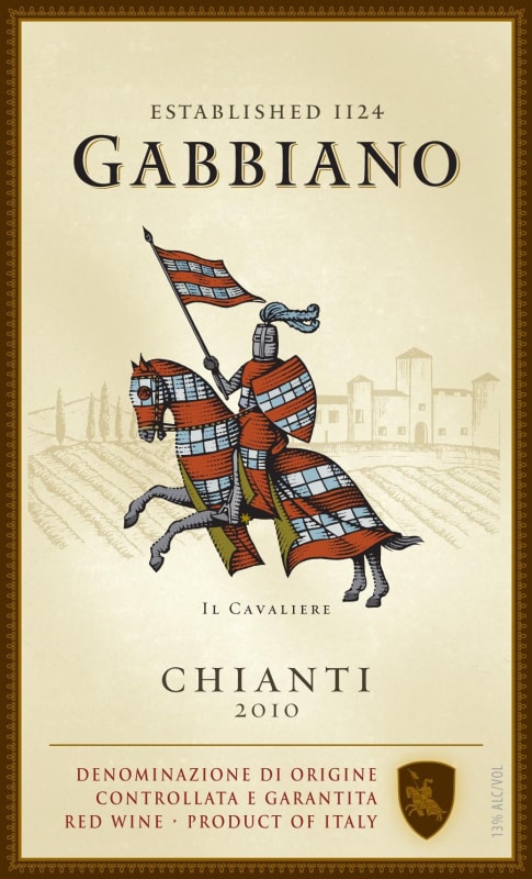 Gabbiano Chianti 2010 Front Label