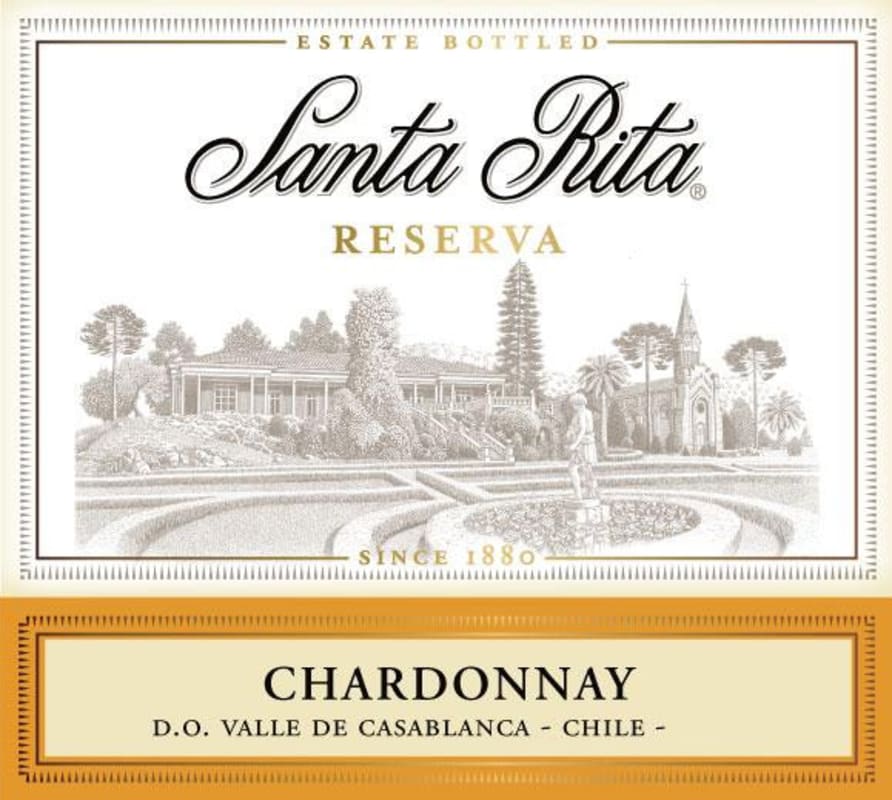 Santa Rita Reserva Chardonnay 2010 Front Label