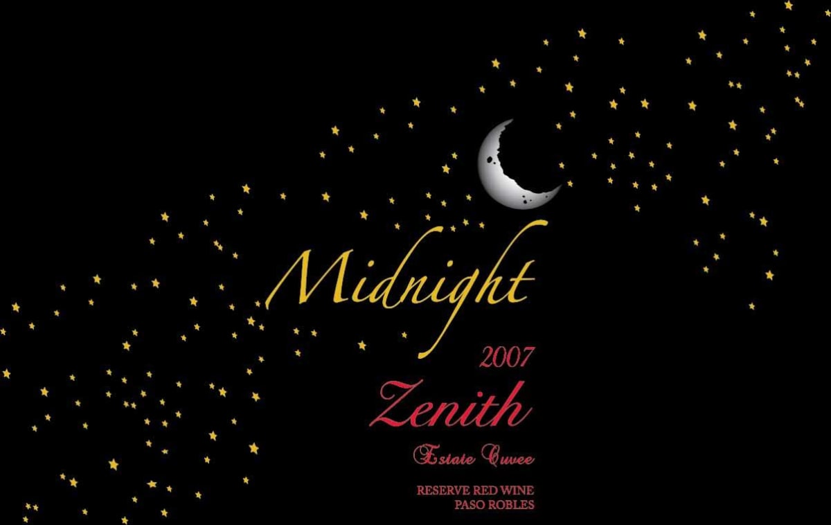 Midnight Cellars Winery Zenith Estate Cuvee Red 2007 Front Label