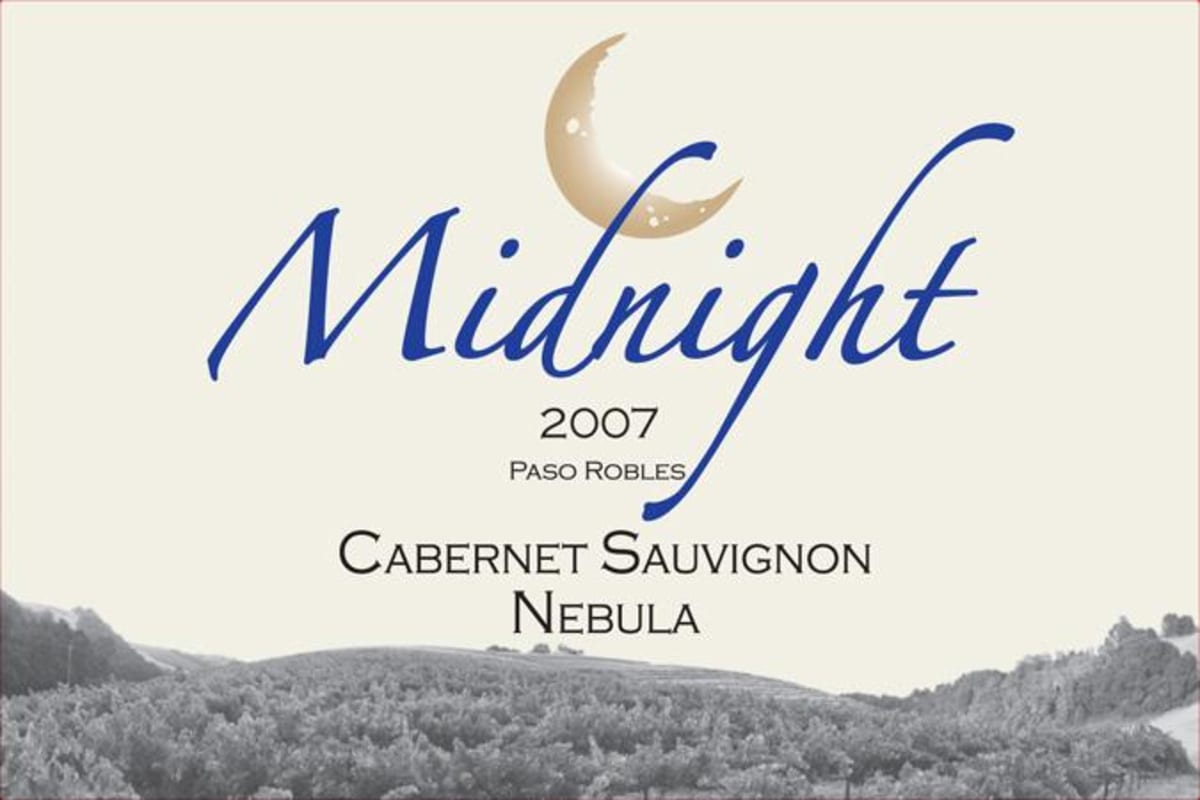Midnight Cellars Winery Nebula Cabernet Sauvignon 2007 Front Label
